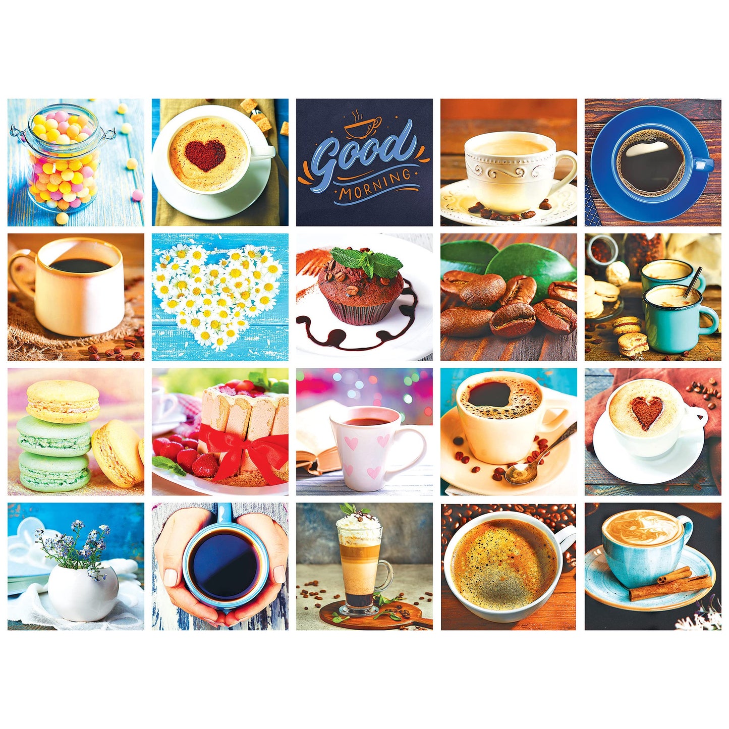 Roseart - Kodak Premium - Love Coffee - 550 Piece Jigsaw Puzzle For Adults