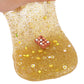 Okaybee Egg Gold Foil Slime, Good Stretchy & Non-Sticky Clear Slime, Slime Party Favors For Kids, Slime Sensory Toys For Birthda