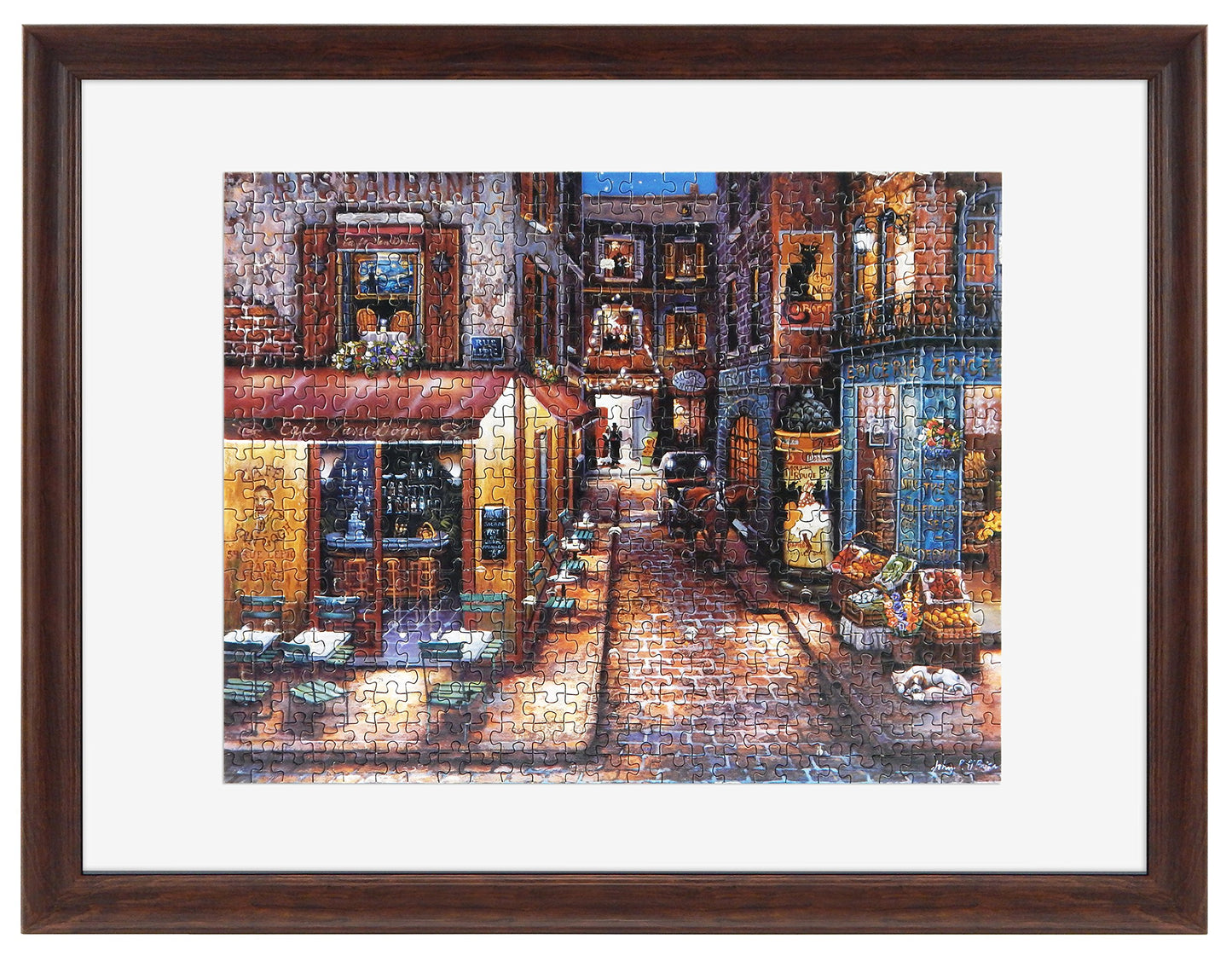 Mcs Frame For Puzzles, Walnut, 18 X 24 In Or Smaller