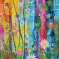 Cross & Glory 1000 Piece Jigsaw Puzzle - City Garden Rainbow Retreat, Large, Vibrant Colors, 1.8mm Thick Cardboard, Model CG-M-086