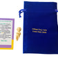 King Cake Baby Figurine With Story Card And Drawstring Bag New Orleans Mardi Gras Souvenir