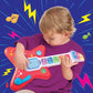 Hap-P-Kid Magic Touch Guitar, Toddler Light Up Music Toy With Volume Control, Infant Touch Sensor Musical Instrument, 3 Modes Of