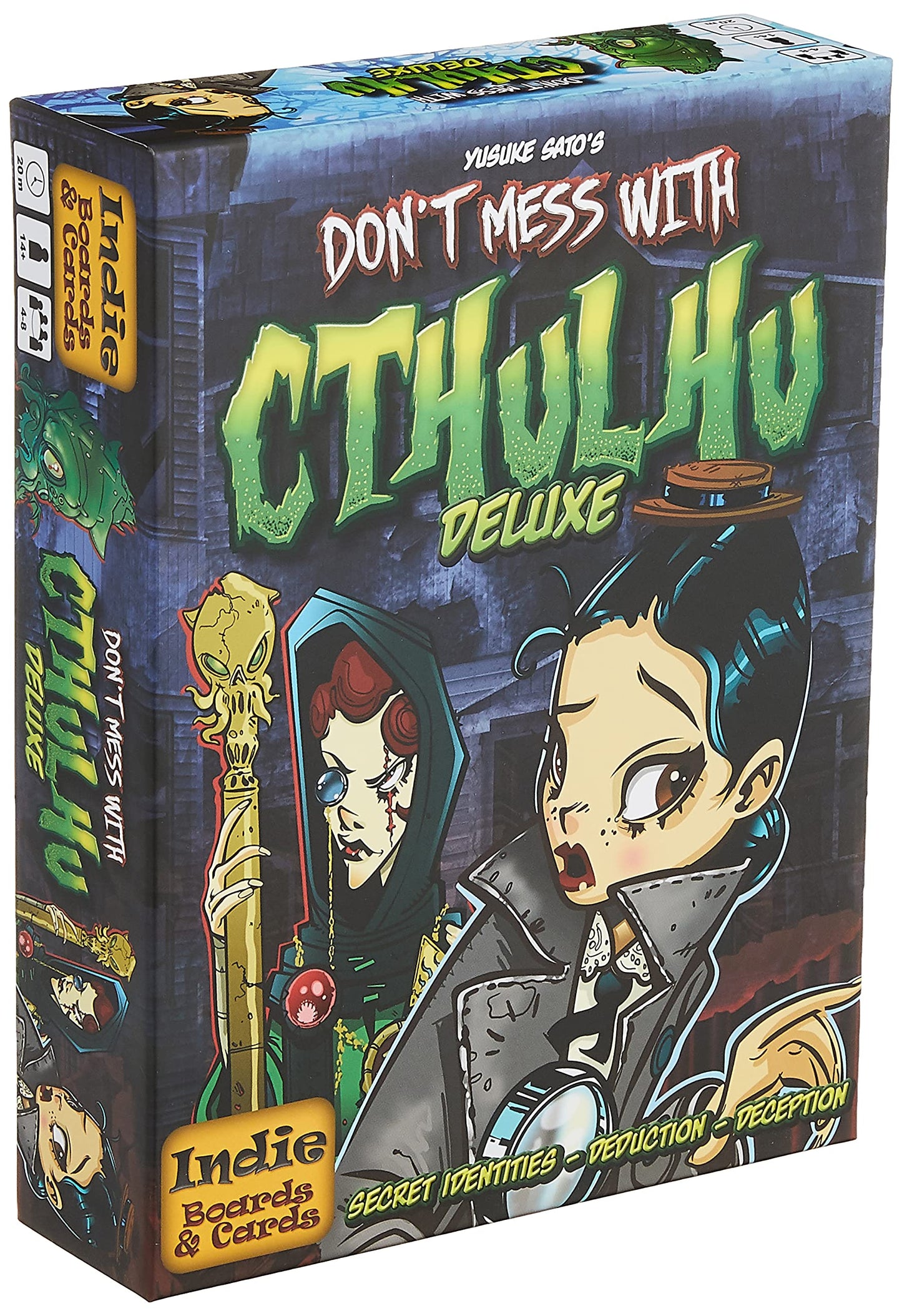 Indie Boards & Cards Don't Mess with Cthulhu Deluxe Game - Multicolor, Cardboard, Model IBGDMWC2