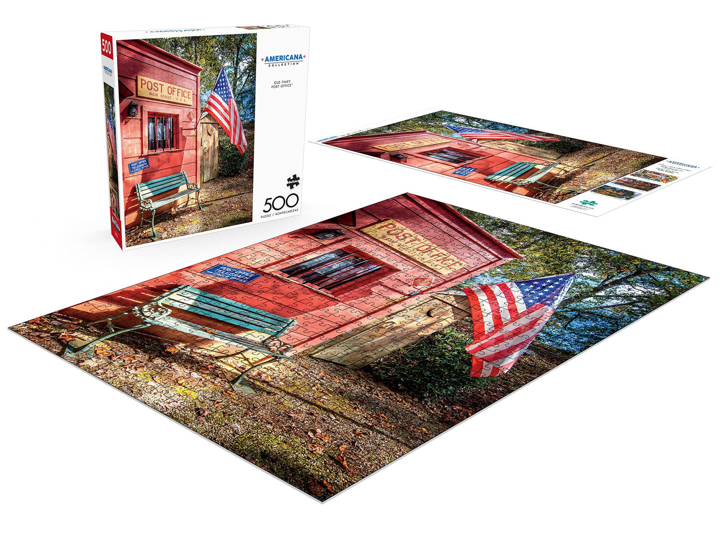 Buffalo Games - Celebrate Life Gallery - Old Timey Post Office - 500 Piece Jigsaw Puzzle For Adults Challenging Puzzle Perfect F