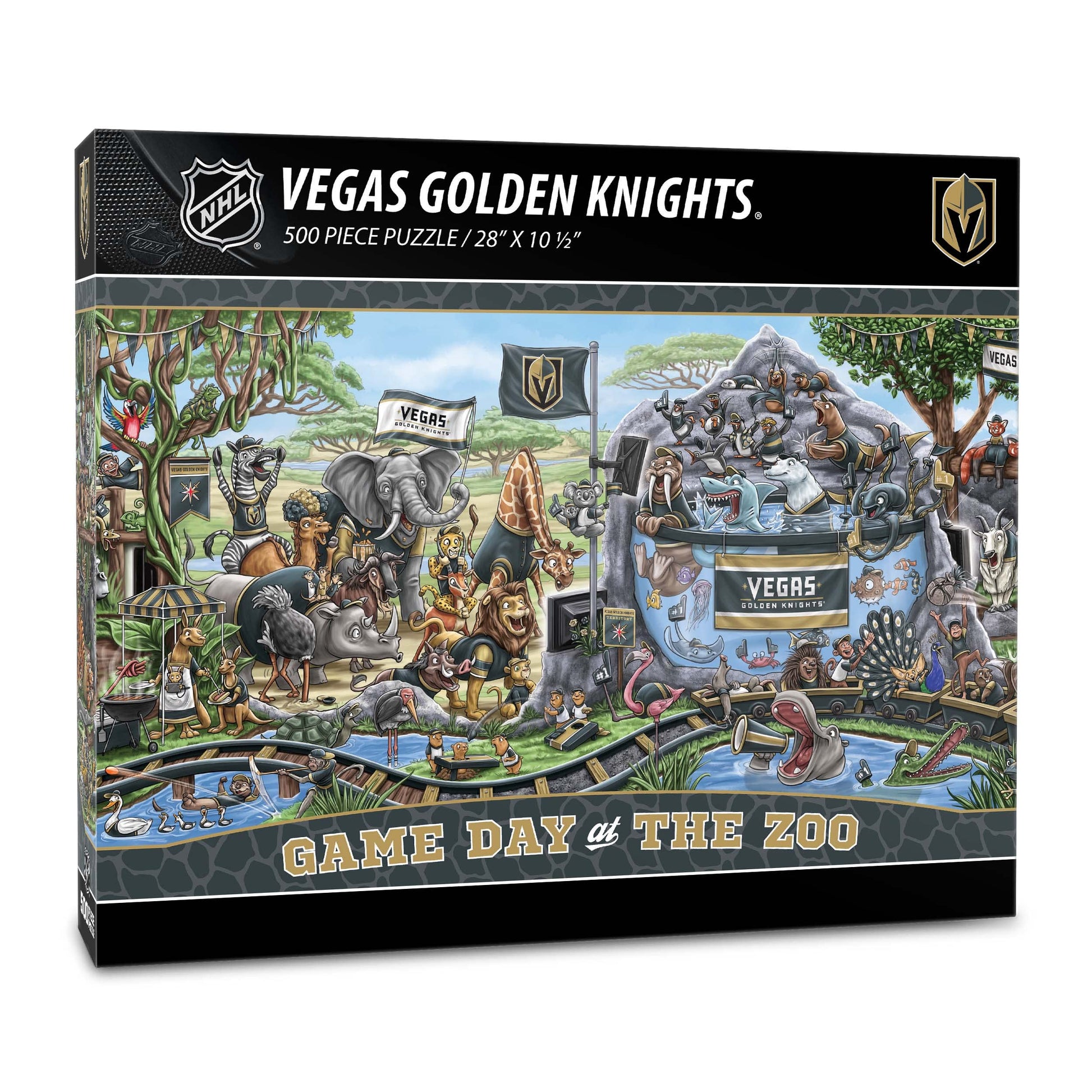 YouTheFan NHL Vegas Golden Knights Game Day at The Zoo 500pc Puzzle