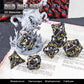 DND Dice,HNCCESG Beholder'S Eye DND Dice Set of 7PC,Dungeons and Dragons Dice for D&D Dice,Eye Monster Metal Dice for RPG Role P