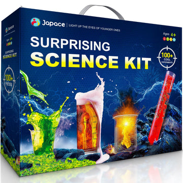 Japace 100+ Experiments Science Kit For Kids Age 4-12 Year Old, Cool Boy Christmas Birthday Gift Ideas, Chemistry And Physics Se
