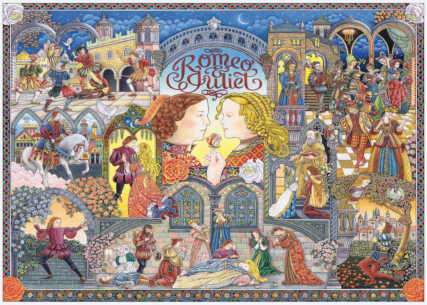 Ravensburger Romeo & Juliet 1000 Piece Jigsaw Puzzle for mature-themeds - 16808 - Every Piece is Unique  Softclick Technology Means Pieces Fit Together Perfectly
