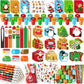 BenLouis Christmas School Stationery Set Party Favors Xmas Classroom Gift Prizes Bulk for Students Kids Holiday Stockings Pinata