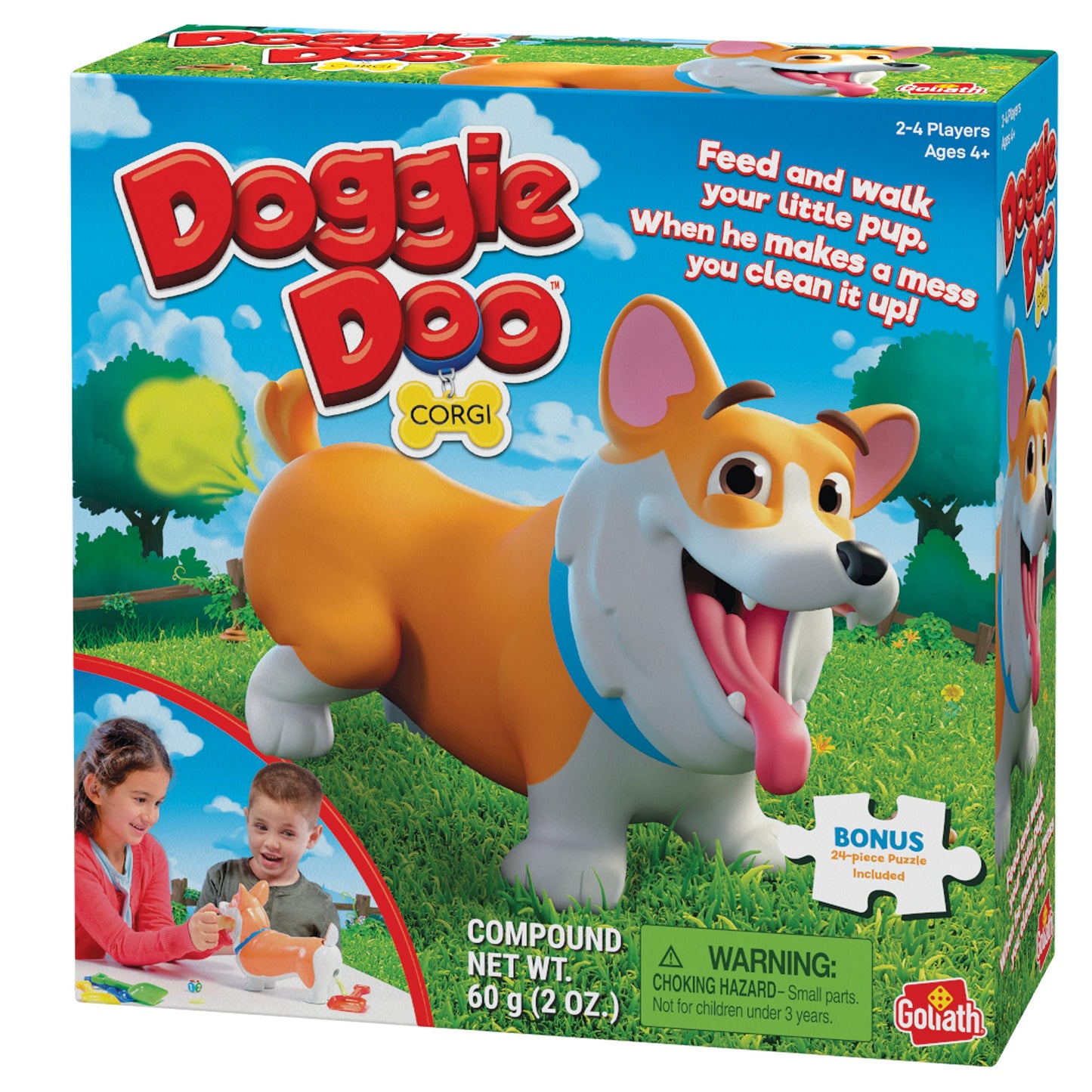 Goliath Doggie Doo Corgi Game - Unpredictable Action Puzzle - Multi Color - Model 919581 - Fun Family Game