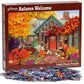 Vermont Christmas Company 1000 Piece Autumn Welcome Jigsaw Puzzle - Copper Material, VC1204 Model