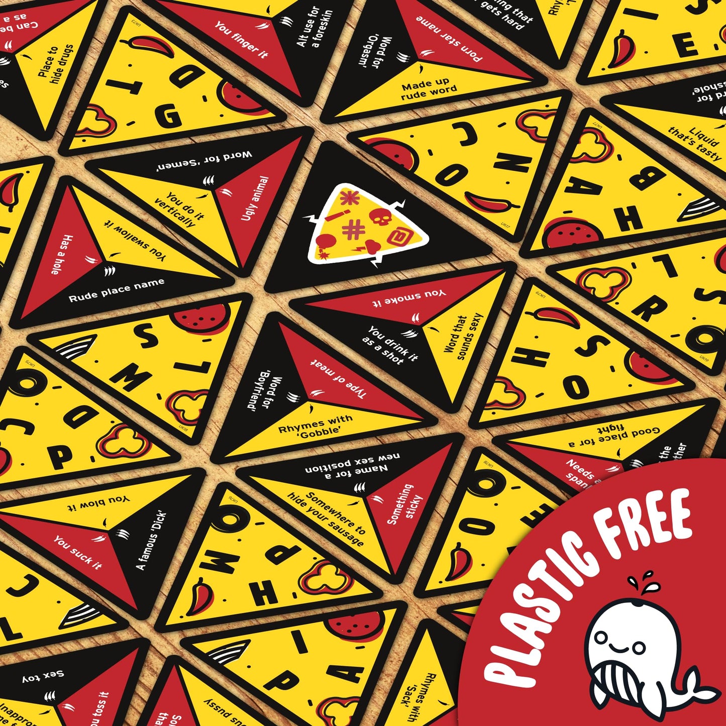 Big Potato Card Game - P for Pizza XXXXtra Hot, Travel Edition, Perfect for Holidays & Camping, Model PIZXSAL01UNI