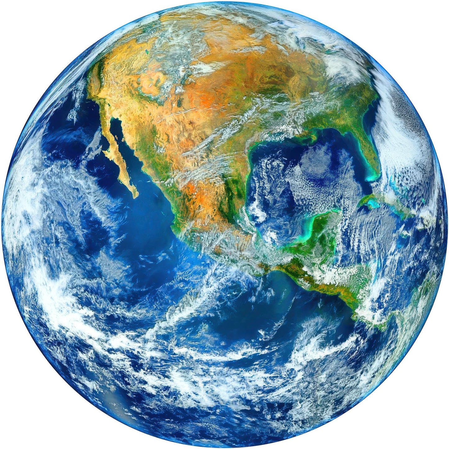 Round Earth Puzzles for mature-themeds 1000 Pieces  NASA Blue Marble View Circle Jigsaw Puzzle with Letters on Back  Challenging Nature Puzzle  enhanced Family Game Decor & Gift