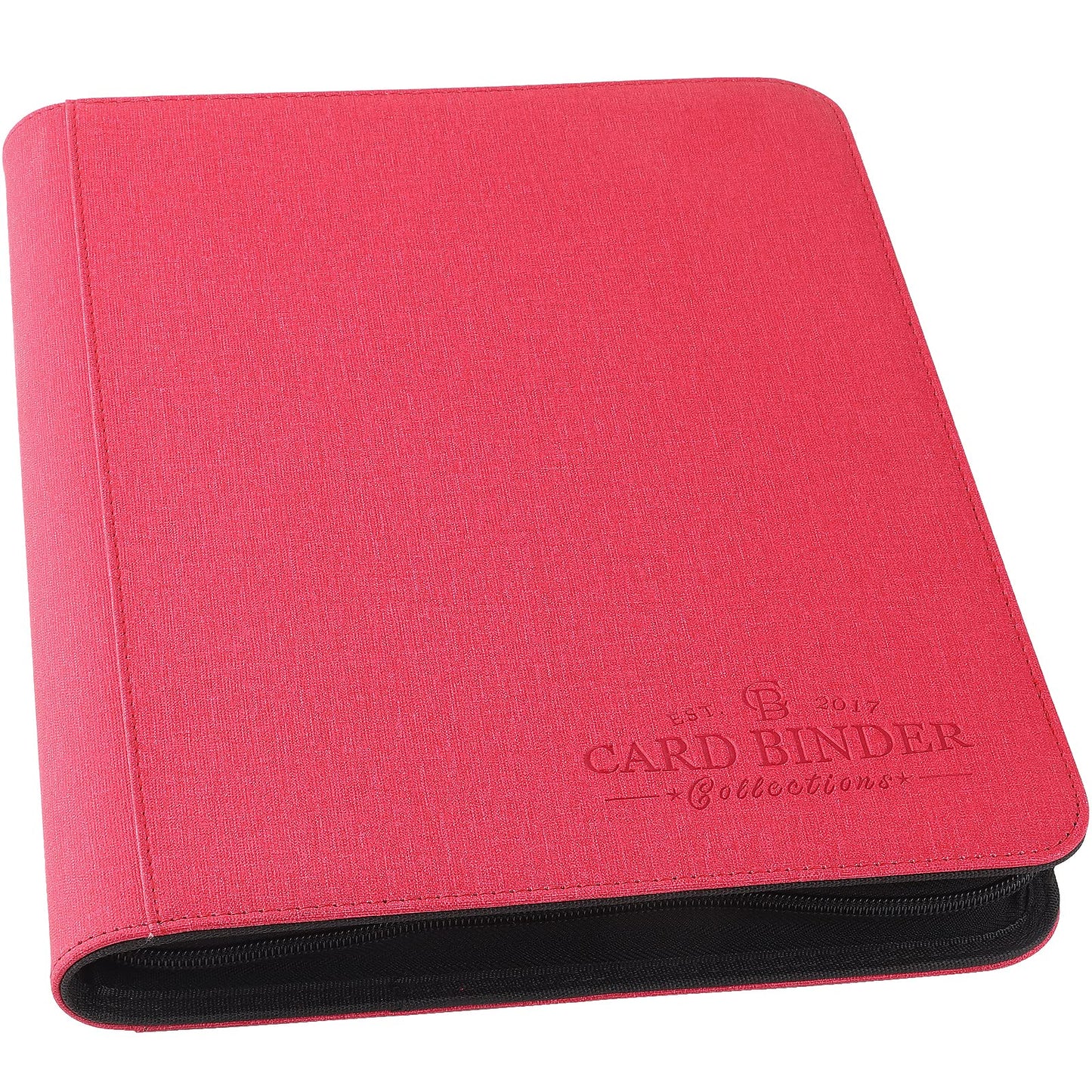 Foalgo Trading Card Binder  Card Collection Binder Album Folder with 540 Side Loading Pockets  9 Pocket Trading Card Album Folder for TGC MTG  Baseball Cards  Yugioh(Red)