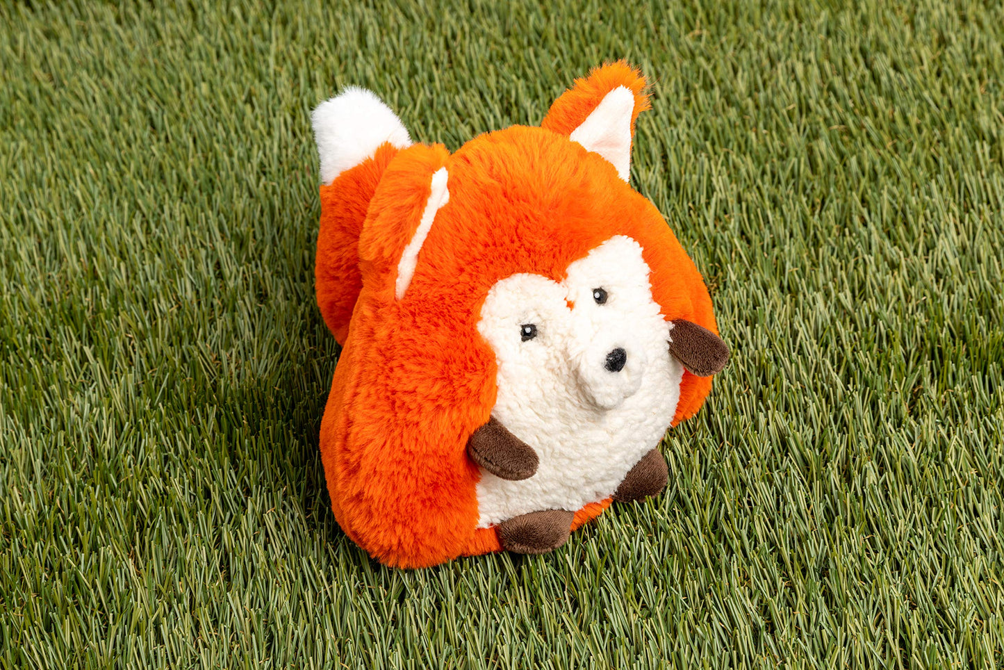 Kids Preferred Sustain A-Mals Fin The Fox Stuffed Animal Plush, Made With Recycled Materials 5 Inches
