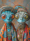 Cross & Glory 1000 Piece Jigsaw Puzzle - Meet The Aliens - Kylo and Mira - Large Size, 1.8 MM Thick Cardboard, Sci-Fi Adventure