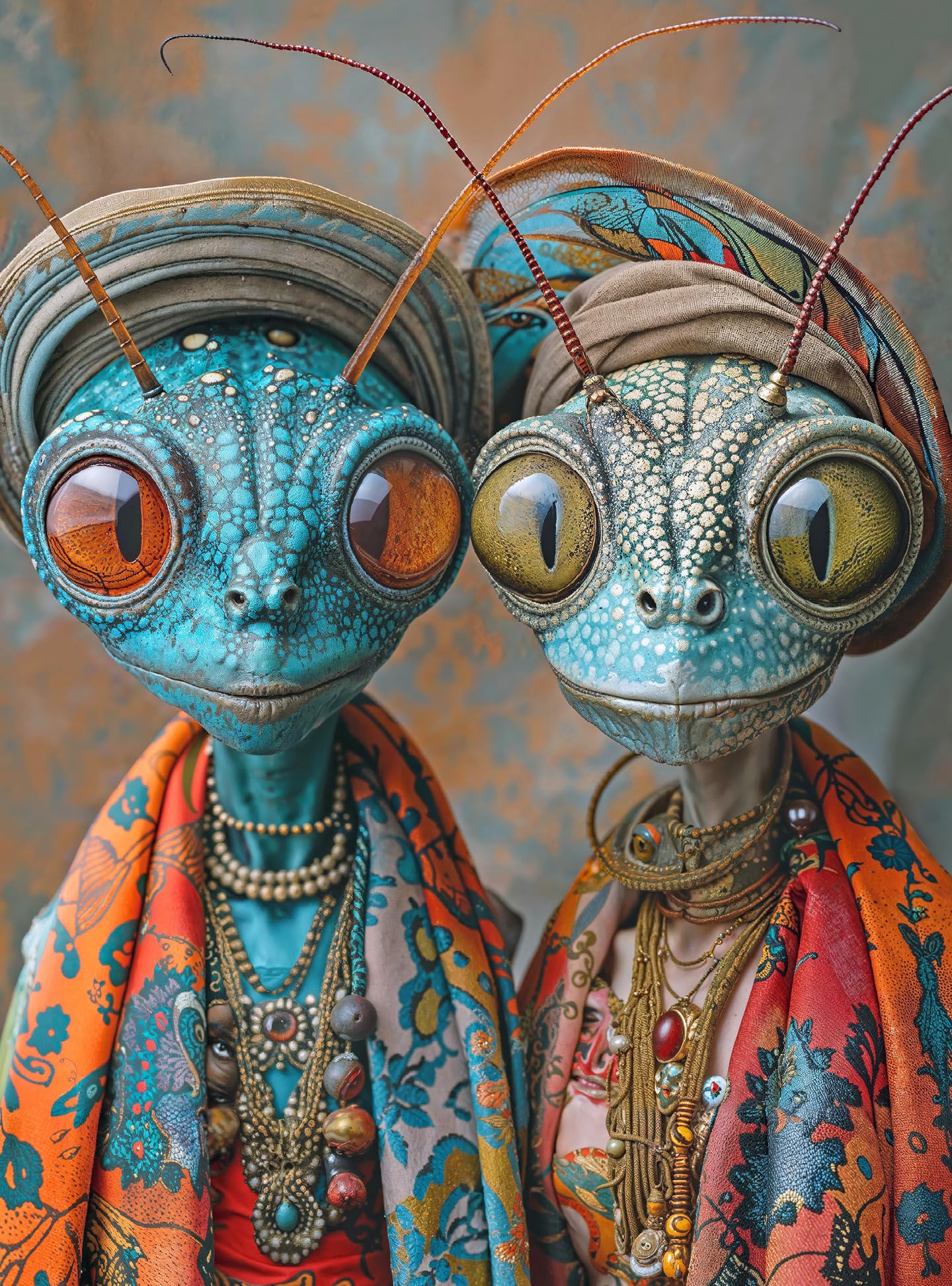 Cross & Glory 1000 Piece Jigsaw Puzzle - Meet The Aliens - Kylo and Mira - Large Size, 1.8 MM Thick Cardboard, Sci-Fi Adventure