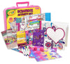 Crayola Art Activity Set, Mess Free Craft Kit for Kids, Washable Markers Coloring Supplies, Stickers, Scrapbook in Travel Carry 
