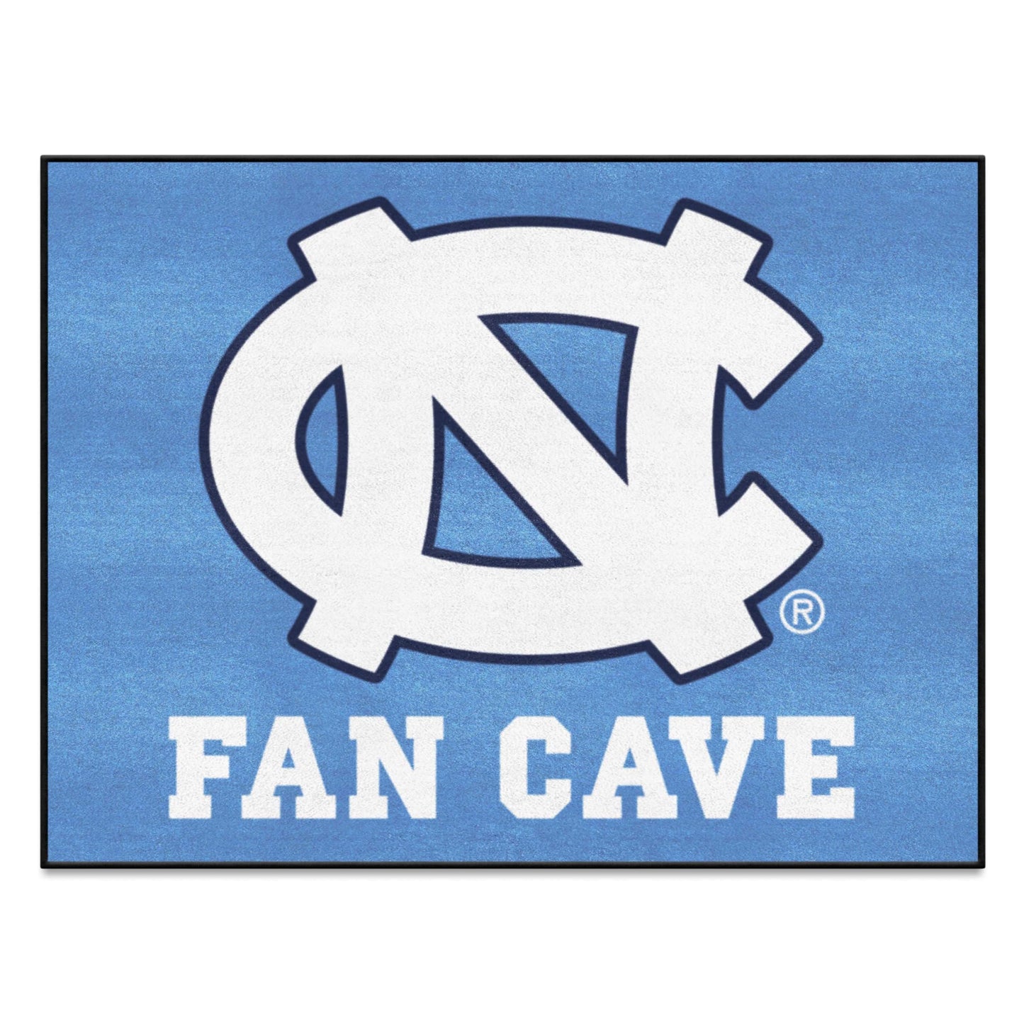 FANMATS 14621 University of North Carolina at Chapel Hill All-Star Mat - Fan Cave | Blue | 33.75x42.5 | NC Primary Logo