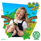 Ecobuddiez - Sloth From Deluxebase. 8-Inch Sustainable Plush Animal From Recycled Materials, Eco-Friendly Soft Stuffed Toy, Chil