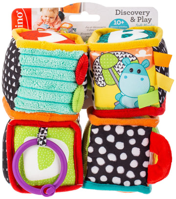 Infantino Discover And Play Soft Blocks Development Toy