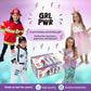 Born Toys Dress Up Clothes For Little Girls 4-6, Washable Toddler Costumes For Kids Pretend Play 3T-4T