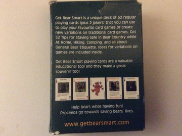 Get Bear Smart - Playing Cards (Printed In The Usa)