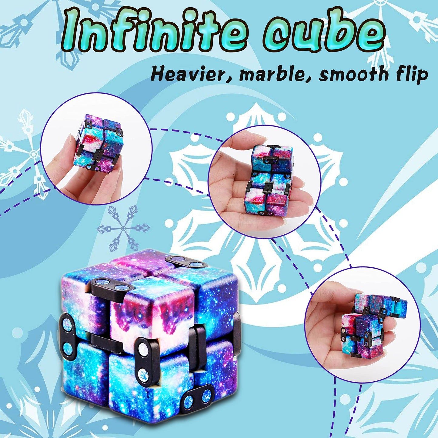 Dr.Kbder Fidget Toys Adults Set, Easter Basket Stuffers For Kids Teen Autism Sensory Toys Pack With Figette Cube Figits Ring Classroom Adhd Stress Relief Toys, Cool Gadget Desk Spinner Toy