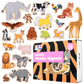 Spark & Wow Wooden Magnets - Animals - Set Of 20 - Magnets For Kids Ages 2+ - Cute Animal Magnets For Fridges, Whiteboards And More