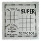 SEETOOOGAMES Giant Checkers Board Game - 3 in 1 Reversible Rug - Grey - 26x26 inches - Indoor/Outdoor Fun for Kids and Family