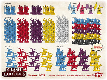 Clash Of Cultures: Monumental Edition | Board Game Wizkids - New Edition
