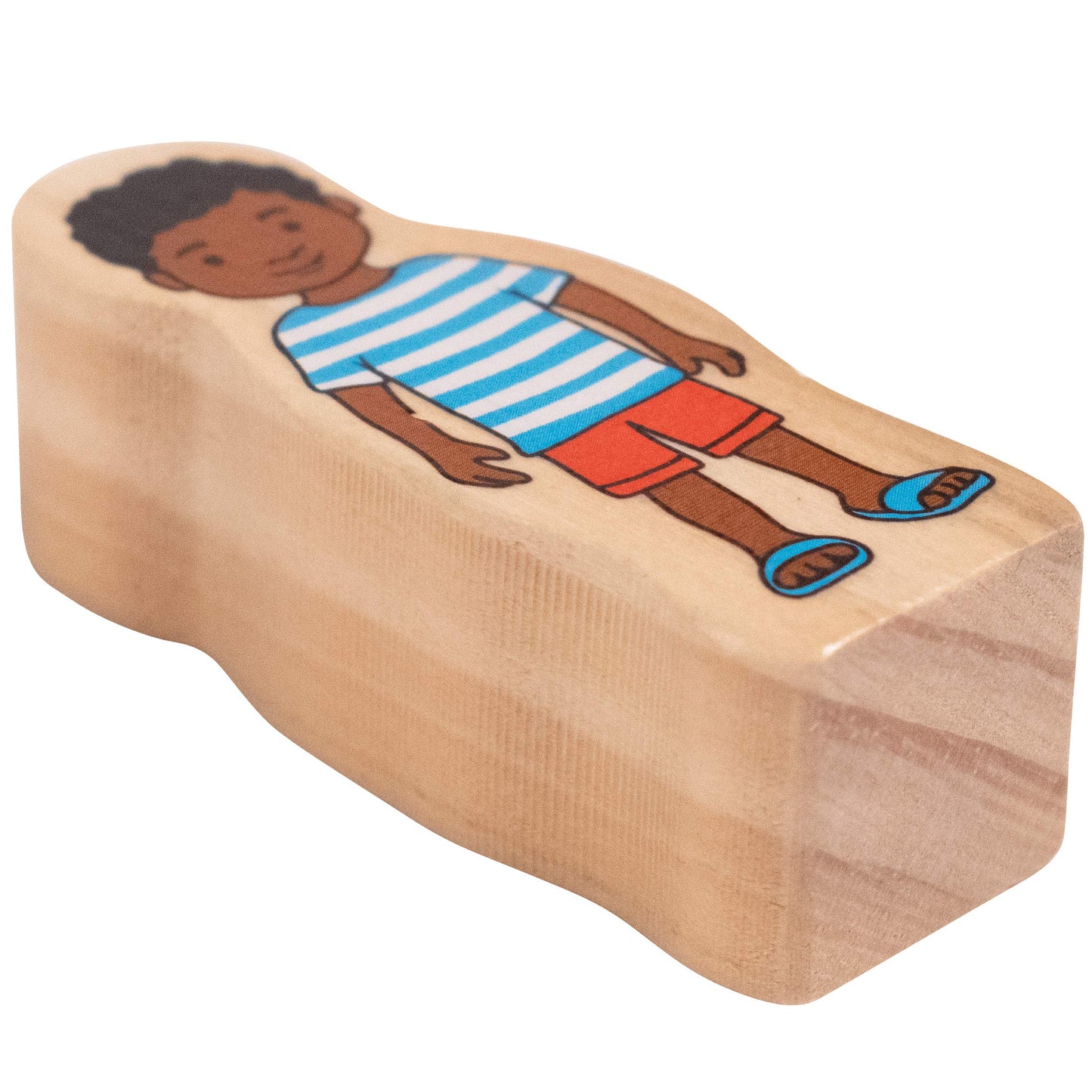 The Freckled Frog - Ff420 My Family - Set Of 30 - Ages 1+ - Inclusive Wooden Blocks For Toddlers - Includes Grandparents, Moms,
