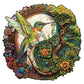 Wooden Hummingbird Puzzles - Unique Shaped Wooden Puzzles For Adults And Kids - Yin Yang Hummingbird Wooden Jigsaw Puzzles - Chr