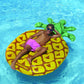 Swimline Pineapple Jumbo Floating Pool Island Yellow/Green 88X50''