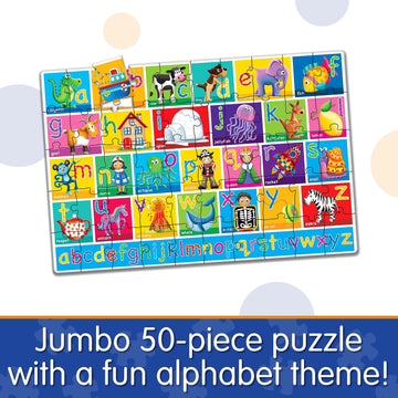 The Learning Journey: Jumbo Floor Puzzles - Alphabet - Extra Large Puzzle Measures 3 Ft By 2 Ft - Preschool Toys & Gifts For Boys & Girls Ages 3 And Up (436318)