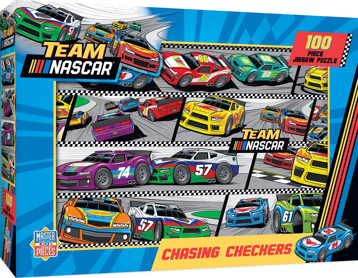 NASCAR Chasing Checkers 100 pc