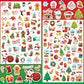 Linaye 24 Sheets Christmas Stickers For Kids, 1570Pcs Adhesive Christmas Stickers, Christmas Stickers Bulk For Kids Cute Sticker