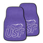 FANMATS 13869 Sioux Falls Cougars Front 2-Piece Team Logo Carpet Car Mat Set, Front Row Automotive Floor Mats, Non-Slip Backing,