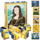 Picassotiles 1    Magnetic Puzzle Building Cubes Blocks For Kids, Van Gogh Puzzle, Mona Lisa Hand Puzzle, Kids Toys 3+ Year Old