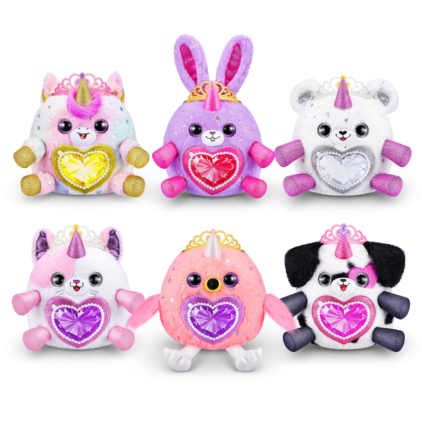Rainbocorns 11" Fairycorn Princess Plush Stuffed Animal - Bear, Cotton, Series 2, Wearable Fairy Wings, Ages 3+