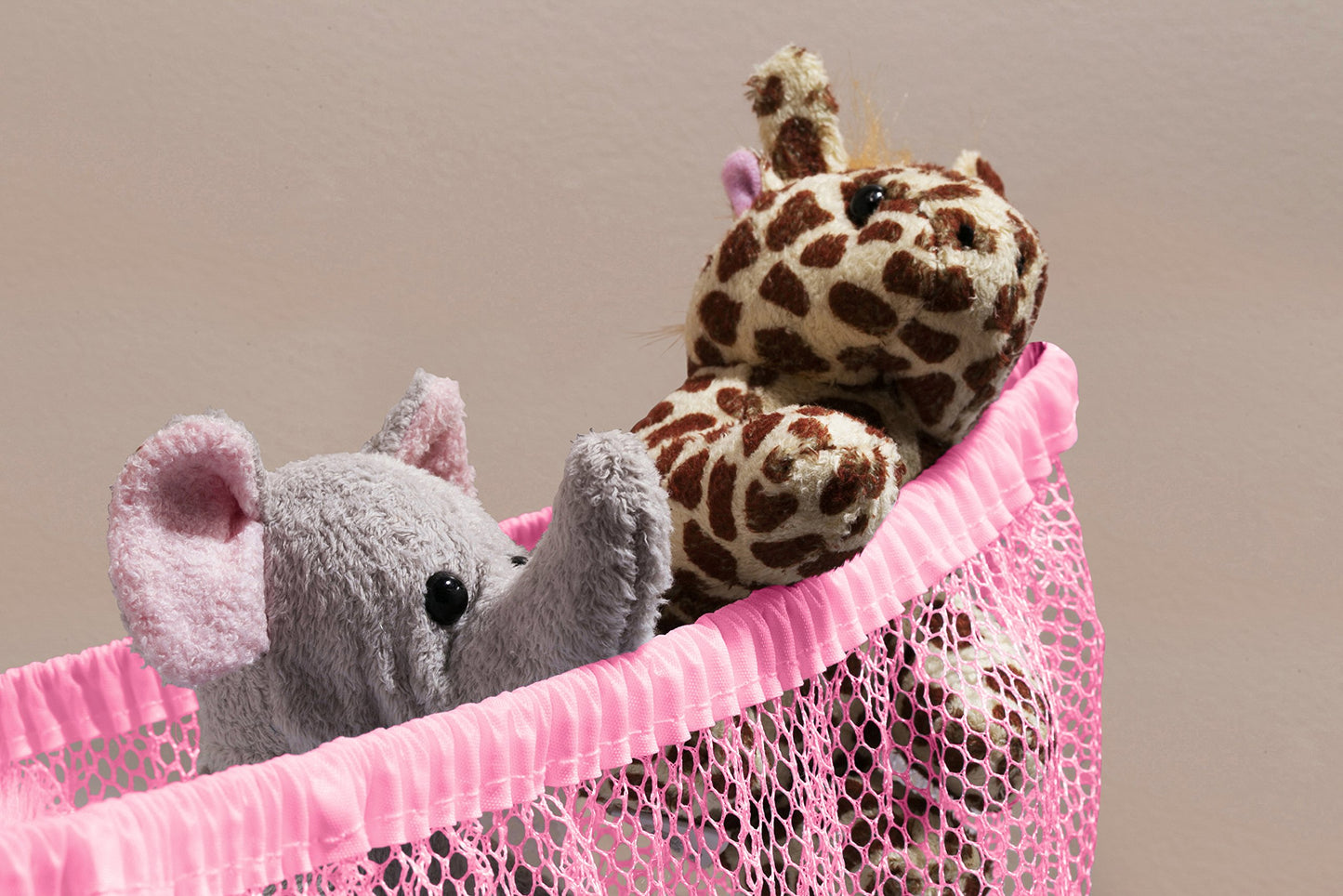 Handy Laundry Jumbo Toy Hammock, Pink, Organize Stuffed Animals & Children'S Toys, Great Decor While Neatly Organizing Kid'S Toy