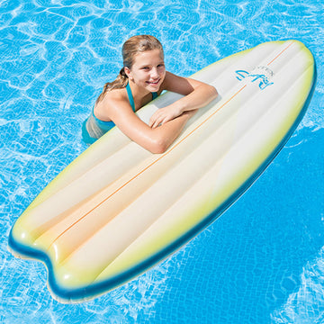 Intex Surf'S Up Inflatable Mats With Fiber-Tech Construction