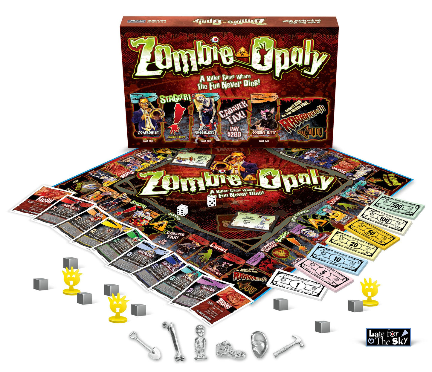 Late For The Sky Zombie-Opoly