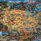 Buffalo Games 2000 Piece Jigsaw Puzzle - National Parks Map, Multicolor, Large Size, Model 2340, Perfect for Game Nights