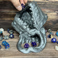 Munnygrubbers - 6'' Mimic Dice Tower - (Random 7Pcs D20 Dice Set Included) - No Paint Odorless Plastic - Tabletop Roleplaying Ga