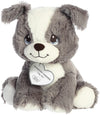 Aurora® Inspirational Precious Moments™ Winston Terrier Stuffed Animal - Cherished Memories - Enduring Comfort - Gray 8.5 Inches