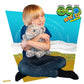 EcoBuddiez Snow Leopard Plush Toy - 12 Inch Eco-Friendly Stuffed Animal made from Recycled Plastic Bottles - Model 53174