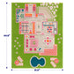 Ivi Playhouse 3D Montessori Play Mat, Non-Toxic, Stain Resistant, Educational Activity Toys For Girls
