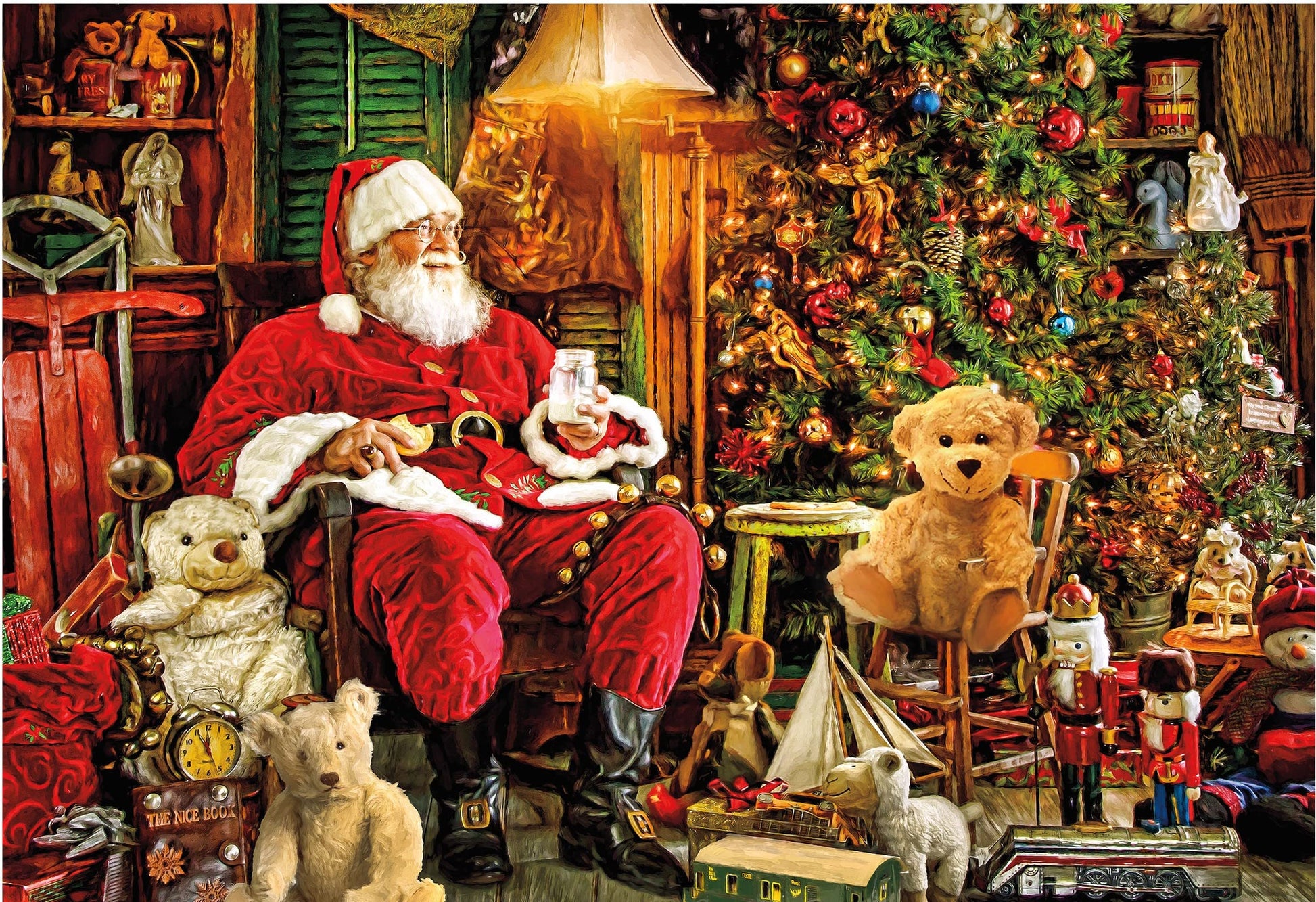 Ceaco - Holiday - Santa'S Magical Toys - 2000 Piece Jigsaw Puzzle