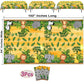 AnapoliZ Jungle Animal Tablecloth | 3 Pcs Pack 54 Wide x 102 Long | Plastic Safari Animal Table Cover | Zoo, Jungle Party Deco